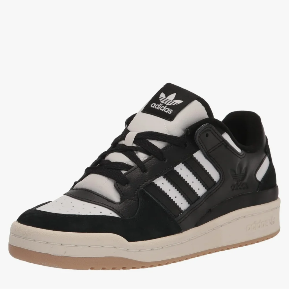 - Adidas Men's Black and White Sneakers Size 12 Athletic Casual  Shoes New…